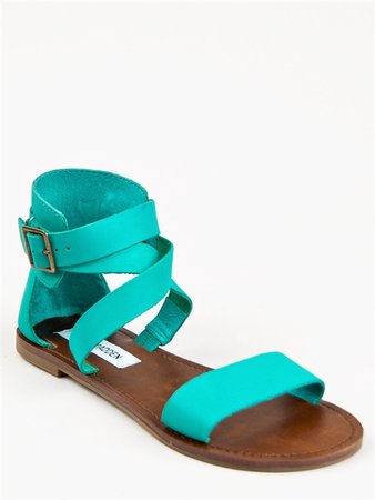 turquoise sandal