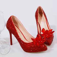 red crystal shoes - Google Search