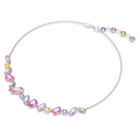 JEWELRY :: Necklaces :: SWAROVSKI Necklace GEMA, Mixed cuts, Multicolored, Rhodium plated 5658398 - e-dazz.gr