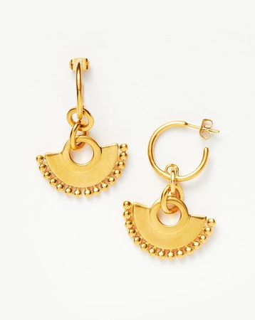 Zenyu Chandelier Hoop Earrings | 18ct Gold Plated | Missoma