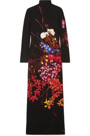 Dries Van Noten | Dolfi floral-print crepe maxi dress | NET-A-PORTER.COM