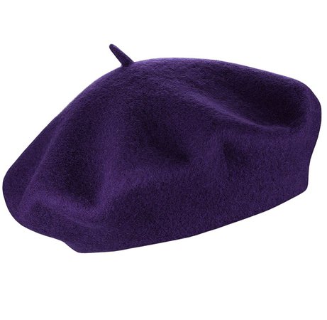 Purple beret