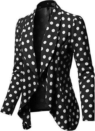 Women's Solid Formal Office Style Open Front Long Sleeves Blazer - Made in USA at Amazon Women’s Clothing store