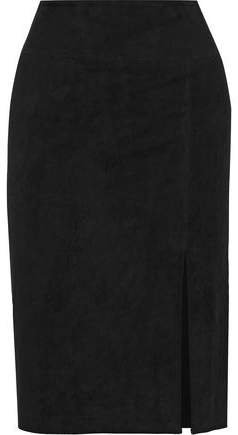 Tani Suede Pencil Skirt