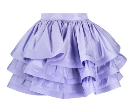 elisabetta franchi ruffled highwaist miniskirt