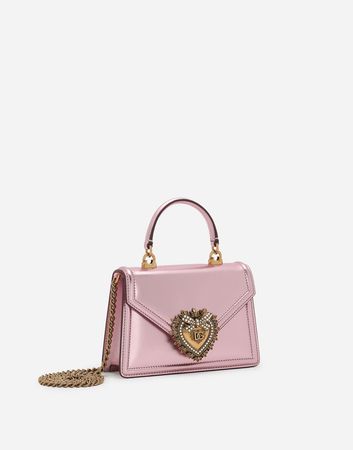 Small Devotion top-handle bag in Pink for | Dolce&Gabbana® US