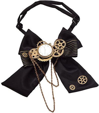 Amazon.com: Blessume Steampunk Bowtie Gears, Black, One size : Clothing, Shoes & Jewelry