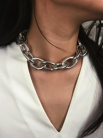 Thick Chain Necklace 1pc | SHEIN