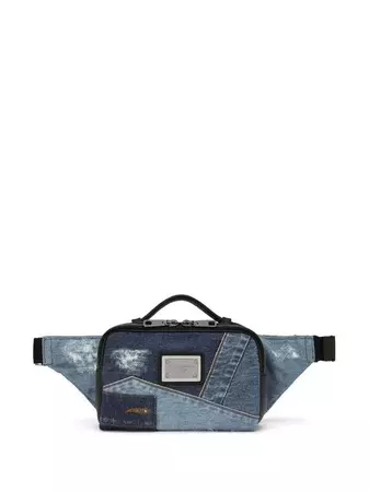 Dolce & Gabbana patchwork-denim Belt Bag - Farfetch