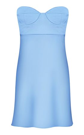 Cup-Detailed Satin Mini Dress By Anna October | Moda Operandi