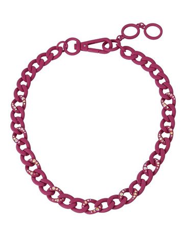 Steve Madden Pave Link Collar Necklace & Reviews - Necklaces - Jewelry & Watches - Macy's