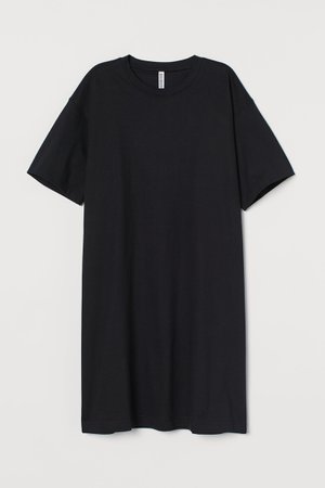 T-shirt Dress - Black - Ladies | H&M US
