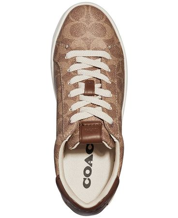 COACH Women's Lowline Signature Lace-up Sneakers & Reviews - Athletic Shoes & Sneakers - Shoes - Macy's