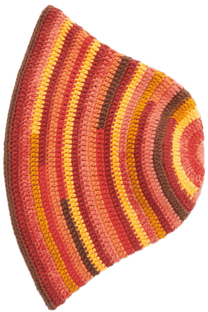 Zara- Striped crochet hat