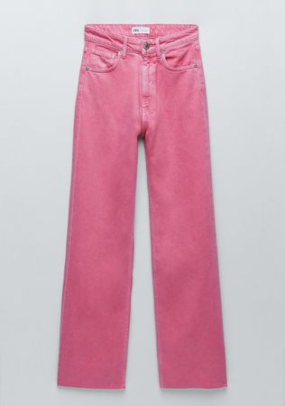 zara pink jeans