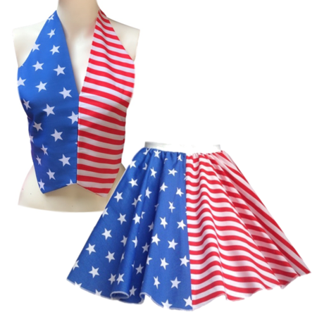 USA 4th JULY INDEPENDENCE DAY 17" America Flag Skirt Waistcoat WORLD FLAG Day | eBay