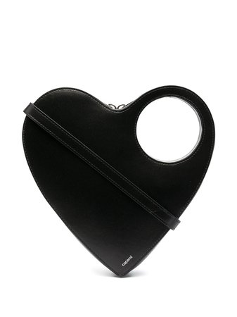 Coperni heart-shaped clutch bag black BA10405 - Farfetch