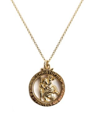 Gold Plated St Christopher