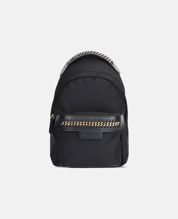 ‎Black Falabella GO Mini Backpack ‎ - ‎Stella Mccartney ‎