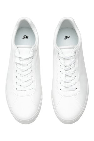 Sneakers - White/faux leather - Ladies | H&M US