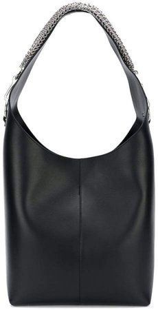 chain embellished shoulder bag