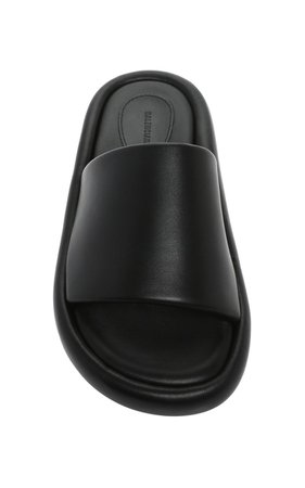 Market Leather Slides by Balenciaga | Moda Operandi