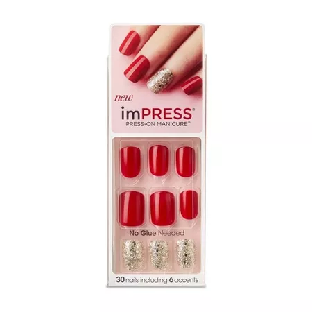Broadway Nails ImPRESS Press-On Manicure - Tweetheart : Target