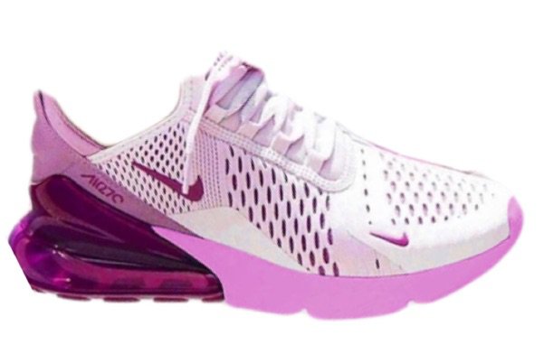 purple Nike shoes