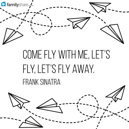 Come fly with me, let's fly, let's fly away. - Frank Sinatra #familyshare #quotes #lyrics | Smartass quotes, Love me quotes, Come fly with me