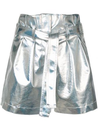 Pinko holographic shorts $295 - Buy Online SS19 - Quick Shipping, Price