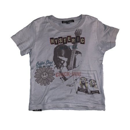 hysteric glamour hippie baby tee shirt