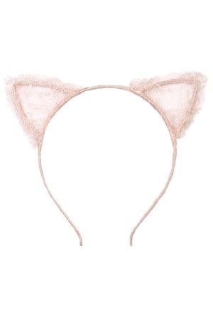 pink lace cat ears