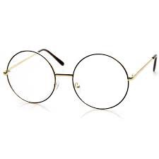 clear glasses with gold rims - Google Search