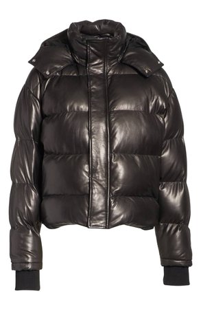 IRO Collyn Leather Puffer Jacket | Nordstrom