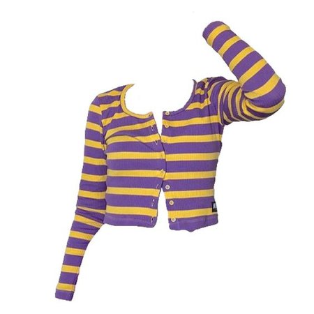 purple yellow sweater shirt png
