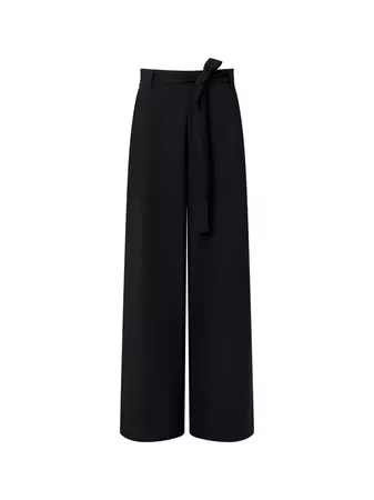Whisper Belted Palazzo Trousers | French Connection US