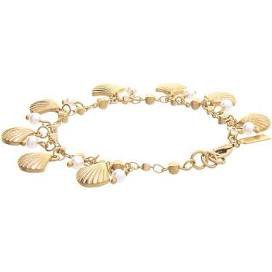 light gold seashell bracelet - Google Search