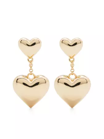 Maje heart-shaped Drop Earrings - Farfetch