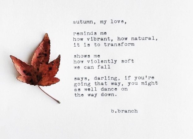 autumn poetry