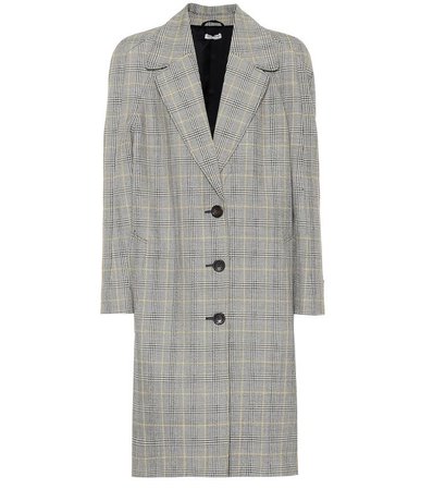 Checked Wool Coat ($2250)