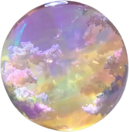 freetoedit crystalball glass sticker by @pastelstegosaurus