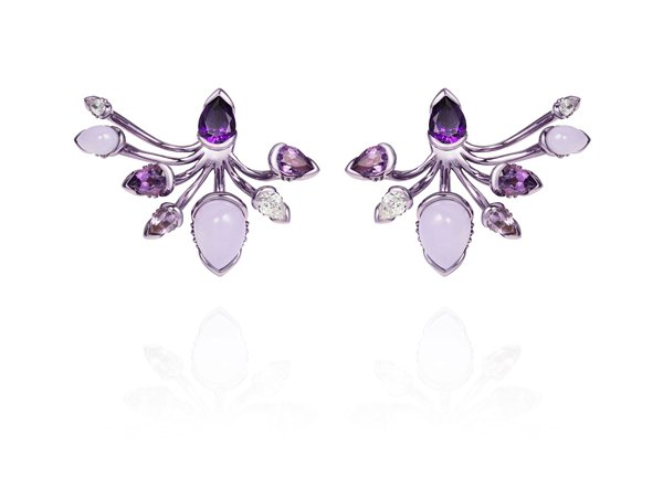 Purple Jewelry Earrings