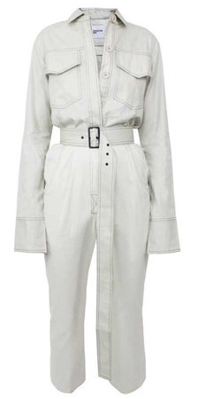 orseund iris workwear jumpsuit off white