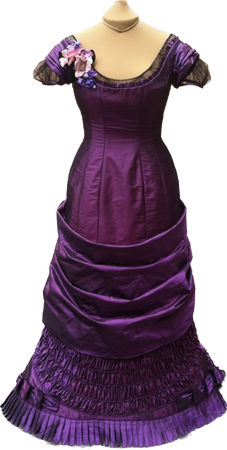 1880 purple dress