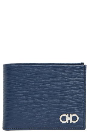 Salvatore Ferragamo Revival Bifold Leather Wallet | Nordstrom