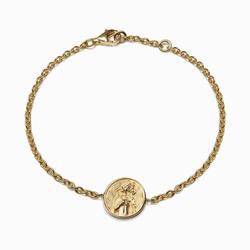 Aphrodite Coin Bracelet | 14K Gold Vermeil – Awe Inspired