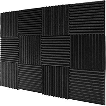 Amazon.com: Foamily 12 Pack- All Red Acoustic Panels Studio Foam Wedges 1" X 12" X 12": Musical Instruments
