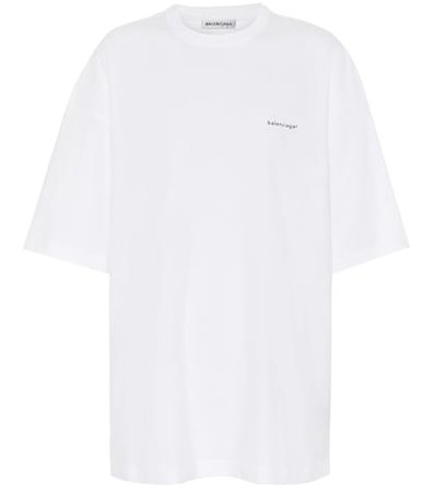 Oversized logo cotton T-shirt