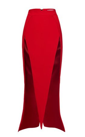 Furtive Slit Crepe Midi Skirt By Maticevski | Moda Operandi