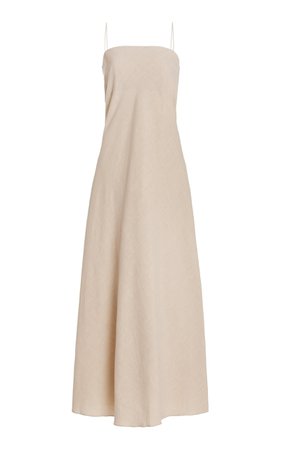 Matteau Stretch Linen-Blend Cami Dress
